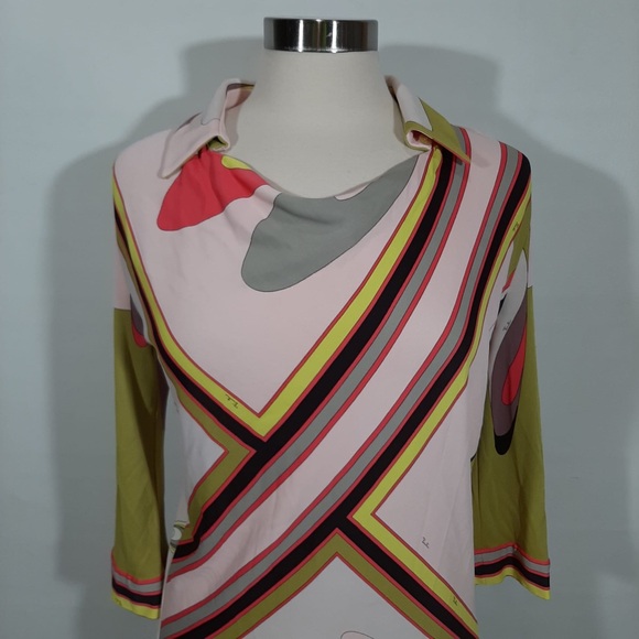 Emilio Pucci abstract pattern top 42 - Picture 2 of 16